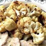 Finding healthy low carb side dish recipes when you start the keto diet can be overwhelming. Keep it simple with this easy spicy low carb oven roasted cauliflower bites with Parmesan recipe.