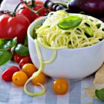 Do you miss pasta on the keto diet? Learn how to swap spiral cut vegetables for pasta. They're so versatile!